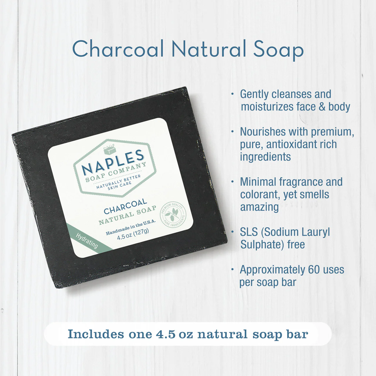 Charcoal Natural Soap - Image 4