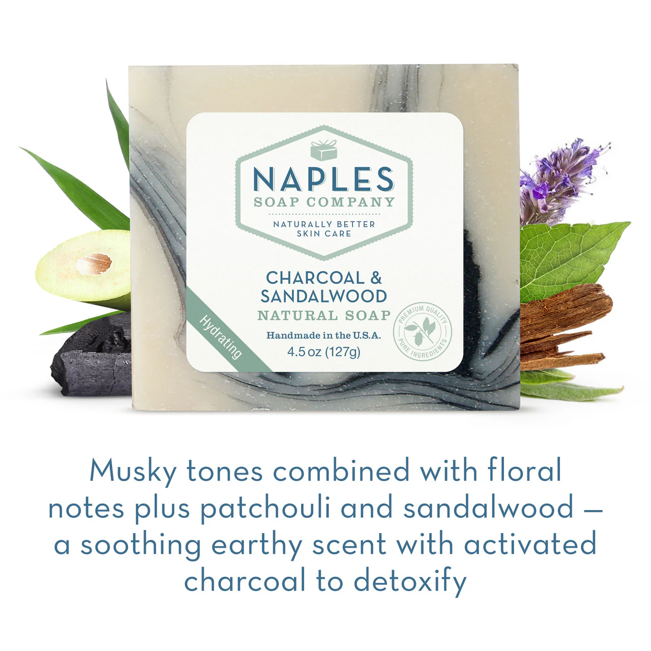 Charcoal & Sandalwood Natural Soap - Image 6
