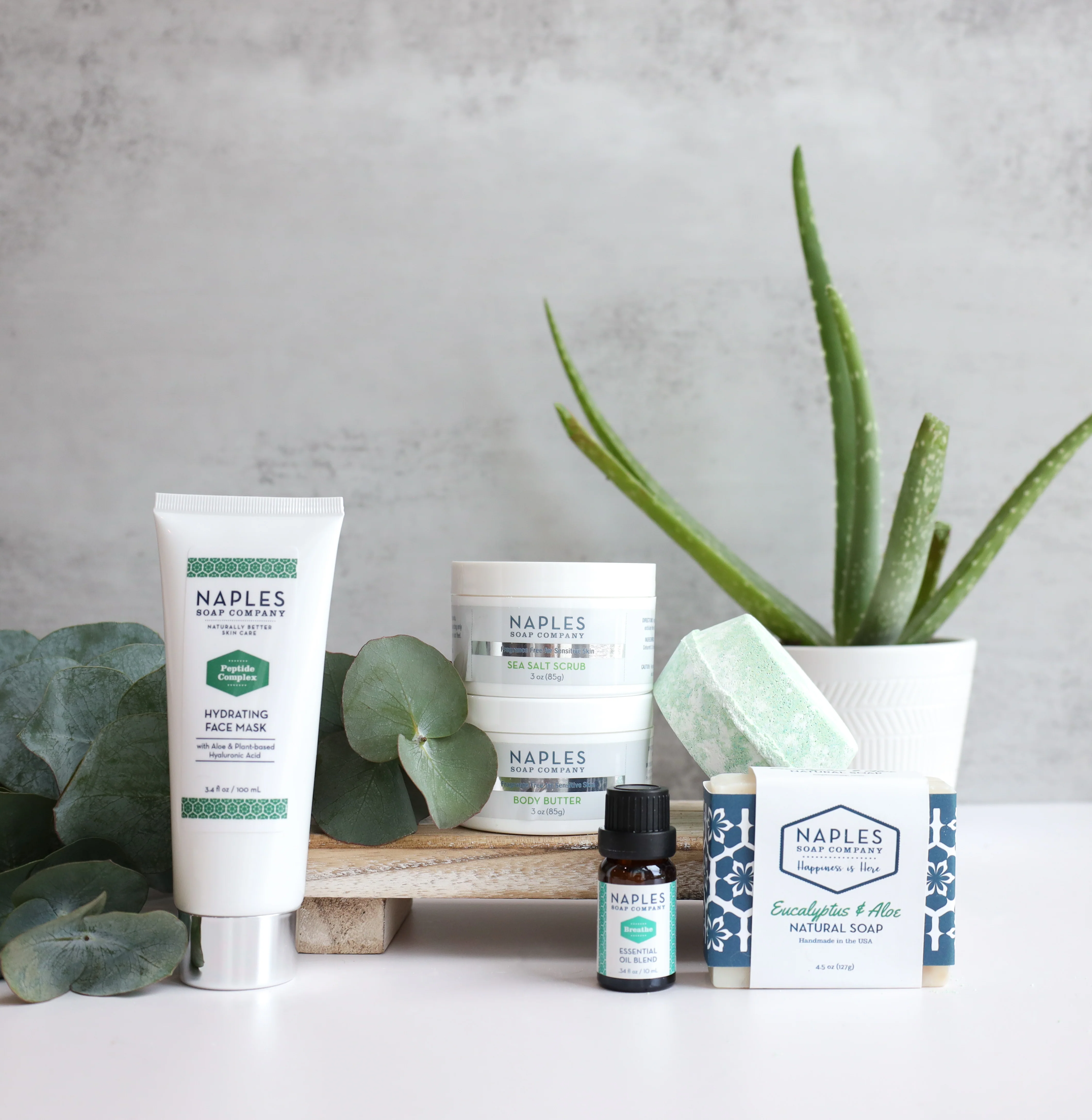 Eucalyptus & Aloe Natural Soap - Image 4