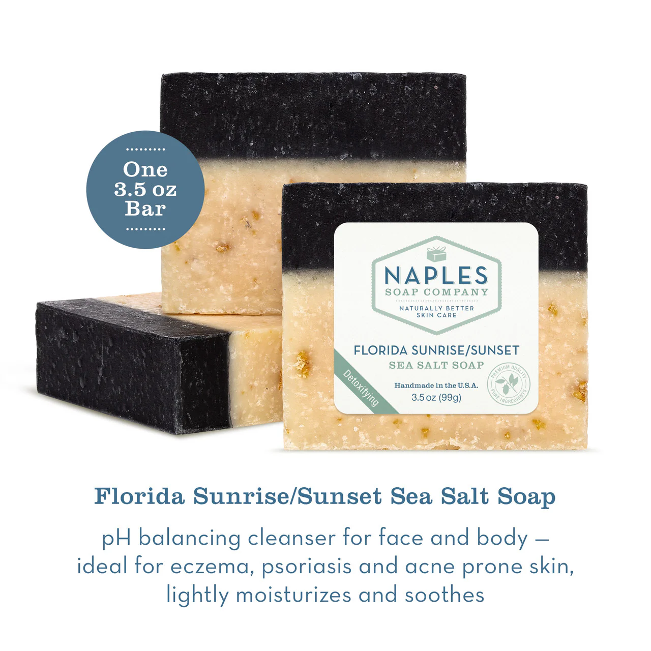 Florida Sunrise Sunset Sea Salt Soap - Image 3