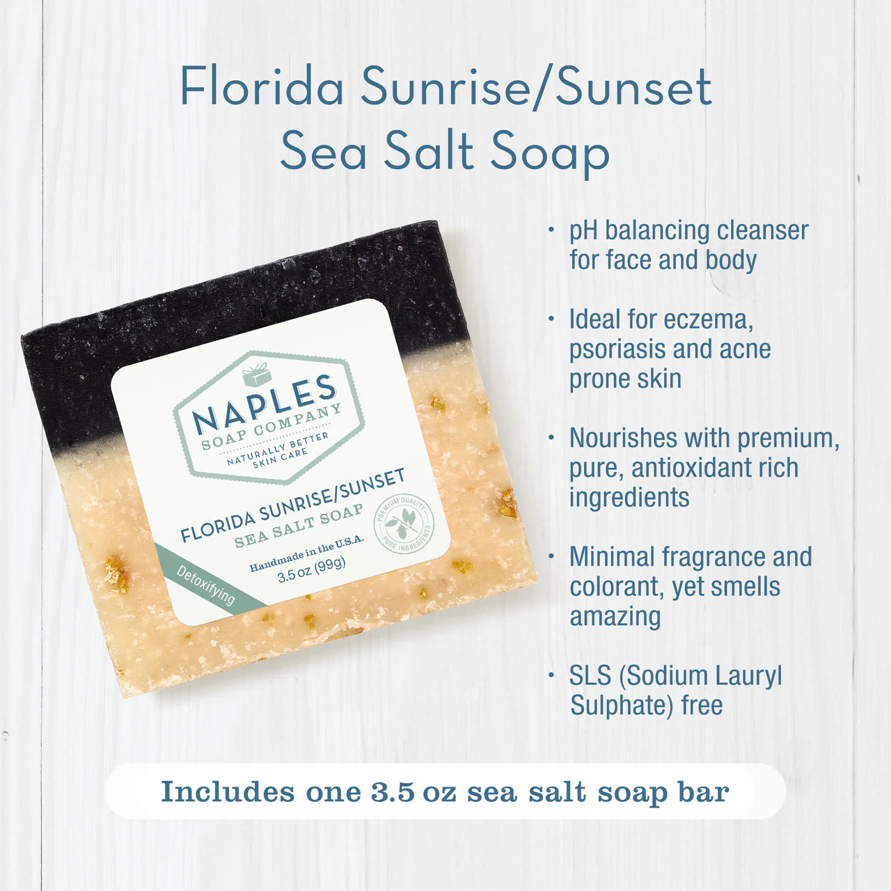 Florida Sunrise Sunset Sea Salt Soap - Image 4