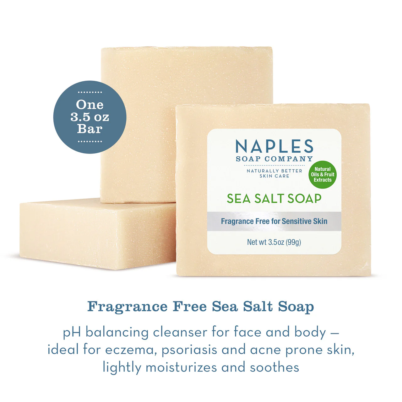 Fragrance Free Sea Salt Soap - Image 3