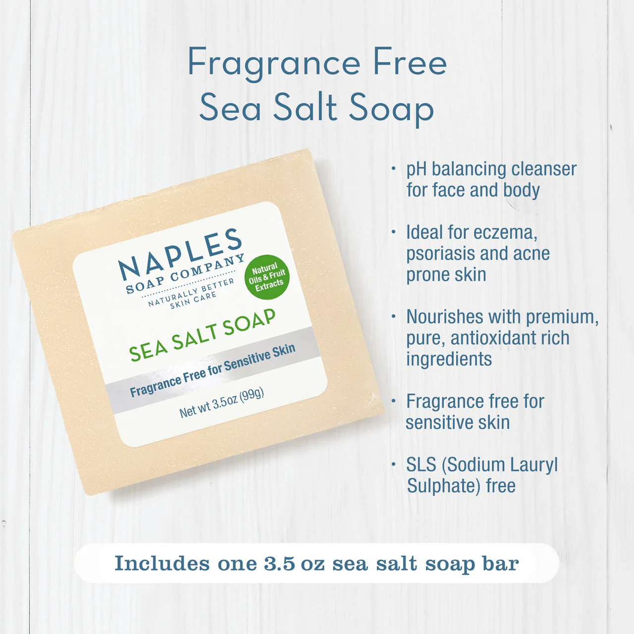 Fragrance Free Sea Salt Soap - Image 4