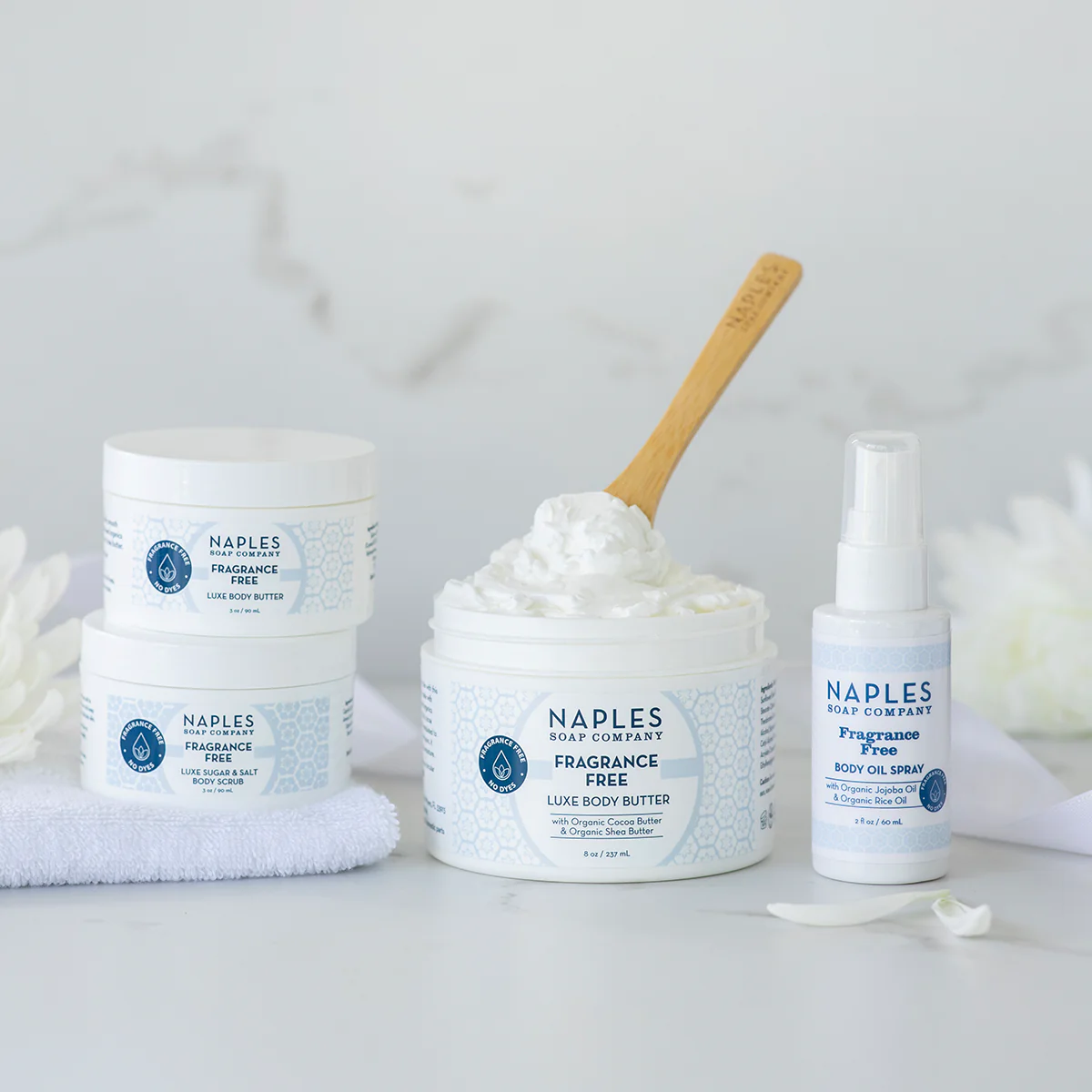 Fragrance Free Luxe Sugar & Salt Body Scrub 3 oz - Image 4