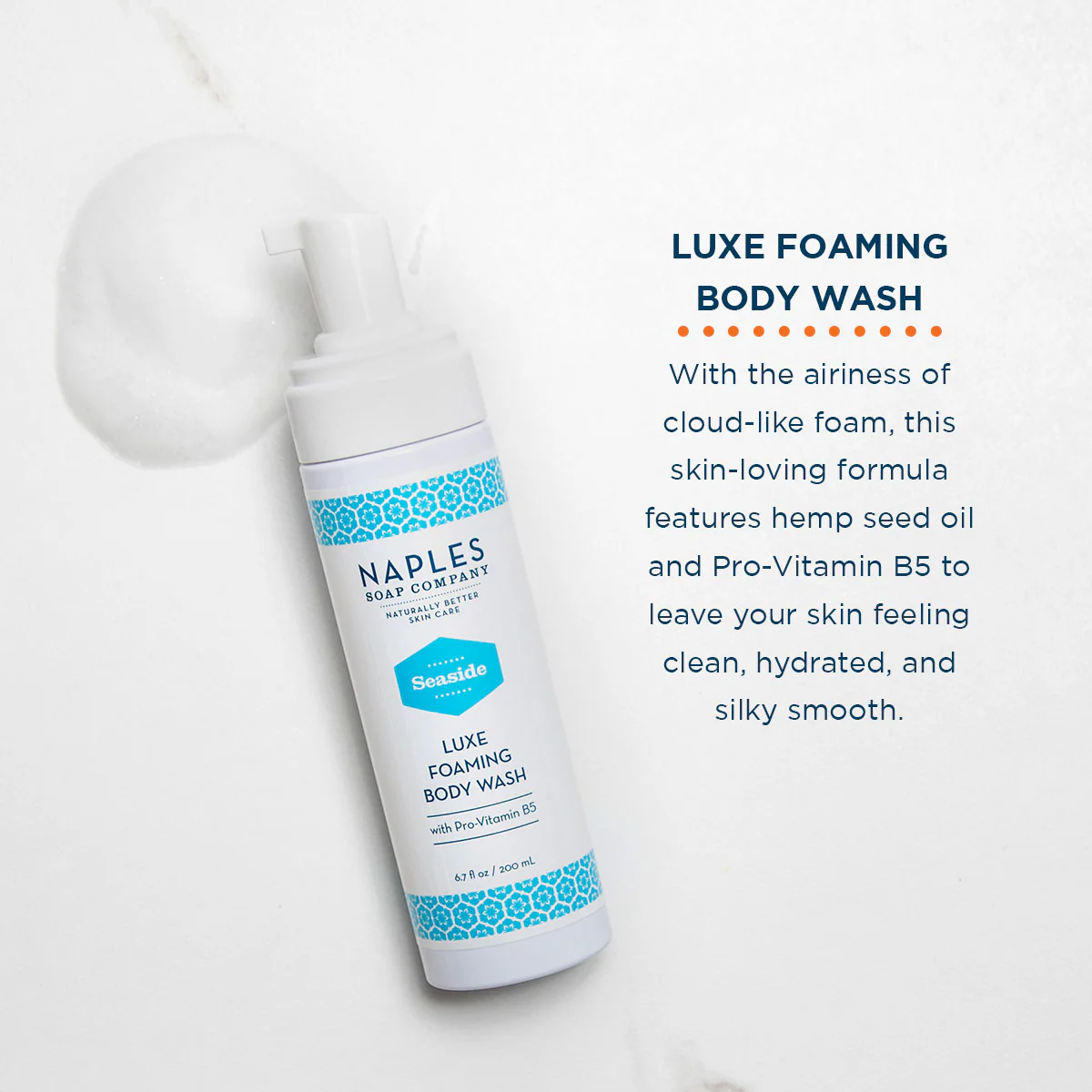Seaside Luxe Foaming Body Wash - Image 5