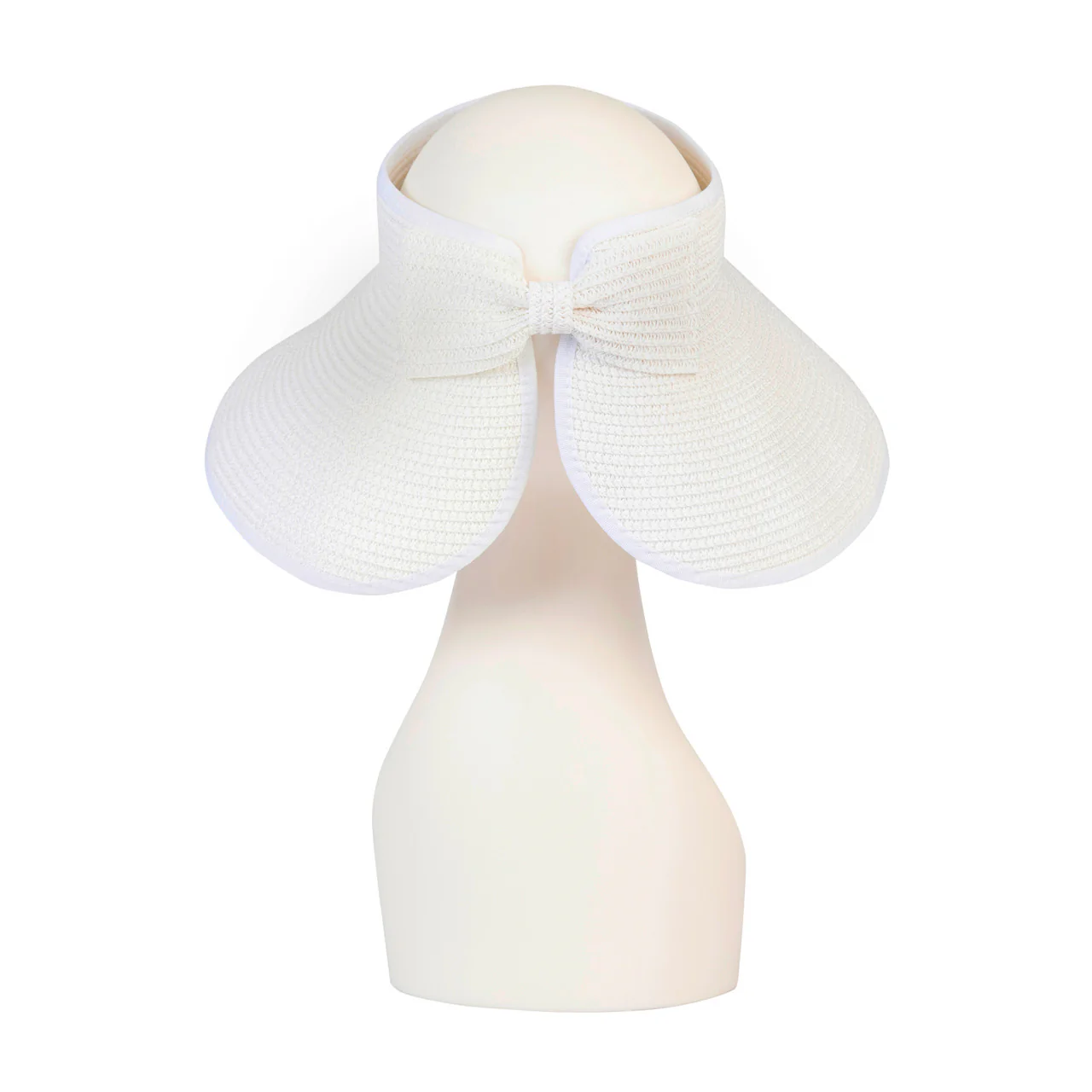 White Foldable Travel Visor- Last Call - Image 4